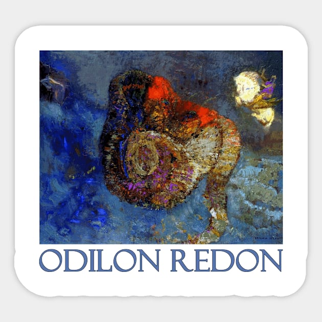 Andromeda (1907) by Odilon Redon Sticker by Naves